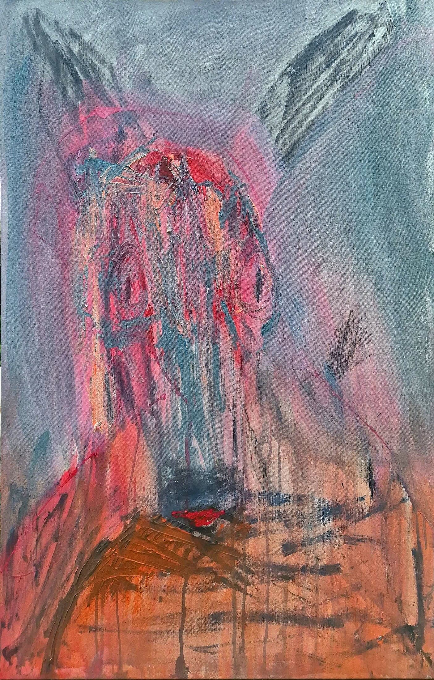 7 of Hearts (Self Portrait) by Boaz Parnas